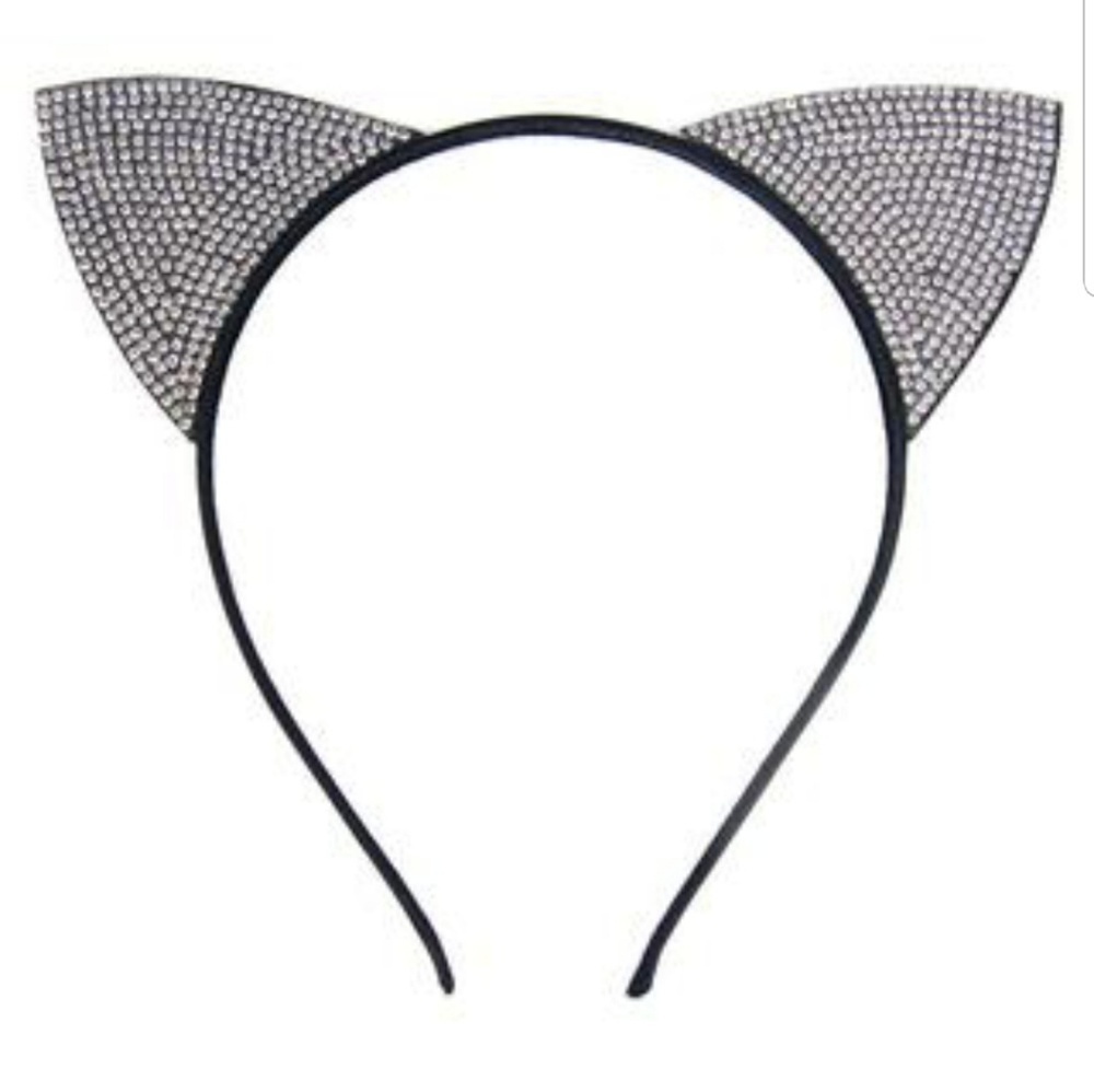 🦄Rhinestone Kitten Ears
